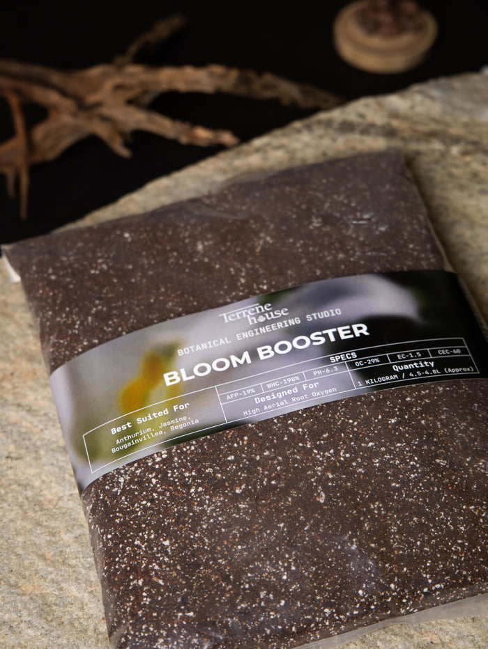 BLOOM BOOSTER - Soil for Flowering Indoor Plants substrate mix, Terrene House